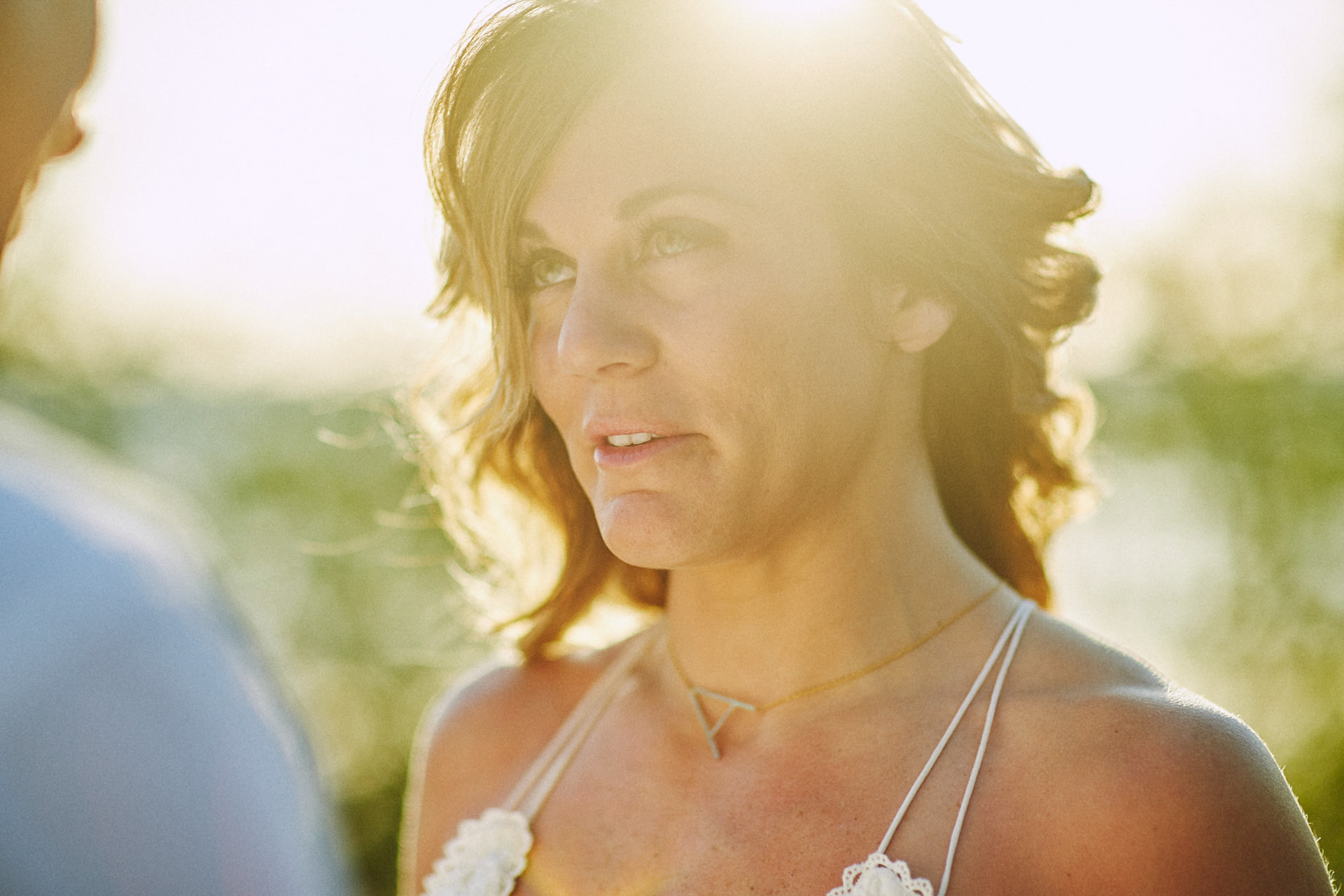 emotional moment couple hugging after costa rica elopement ceremony